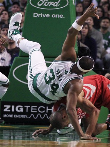 APTOPIX Rockets Celtics Basketball