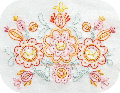 Sweet Posy - embroidery pattern