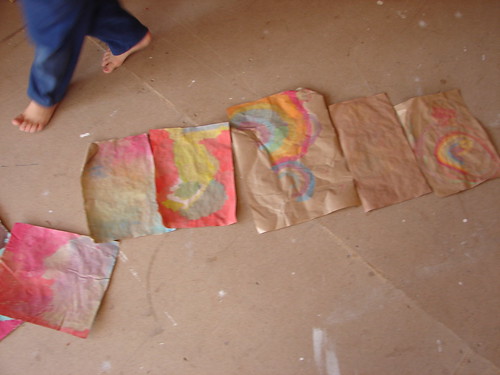 Children's painted garland 
