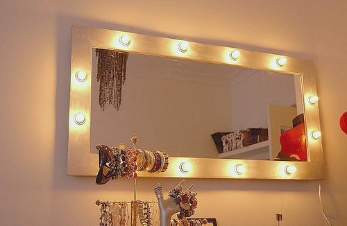 lighted makeup vanity. Vanity With Lighted Mirror