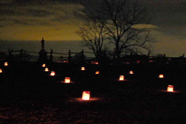 antietam battlefield illumination 2010