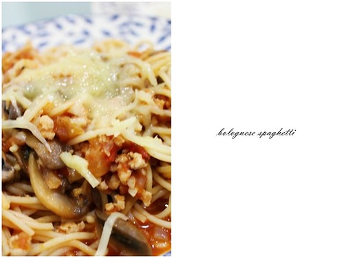 bolognese spaghetti 