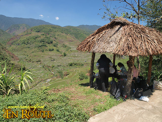Lunch at a hut in Hapao