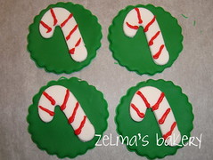 Cupcake Toppers - Candy Cane