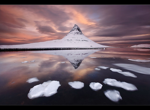 Pyramid Mountain - Kirkjufell at Snæfellsnes, Iceland by orvaratli