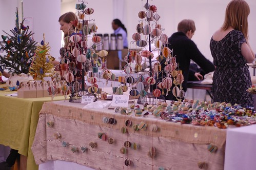 My table at the Martha Stewart Holiday Craft Sale
