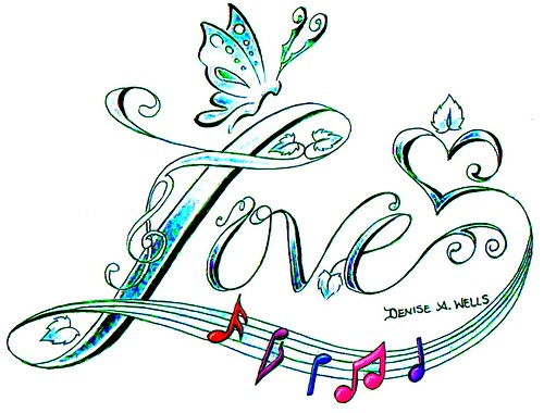 quot;Love Songquot; Tattoo Design by