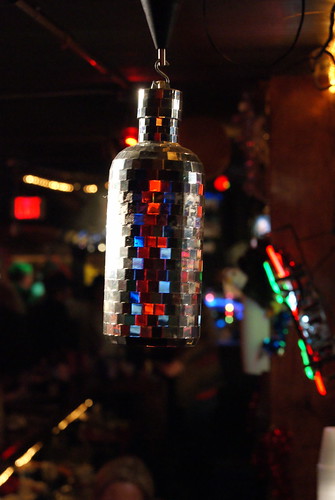 Disco liquor bottle
