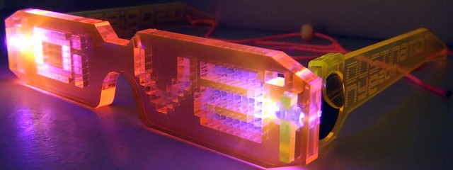 NYE UV LED laser glasses (final version)