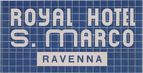 Royal Hotel San Marco, Ravenna (47mm x 91mm) by davidgeorgepearson