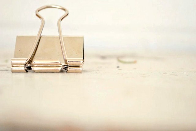 ordinary beauty: binder clip