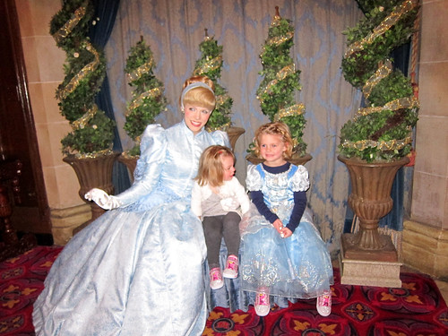 Cinderella at her castle