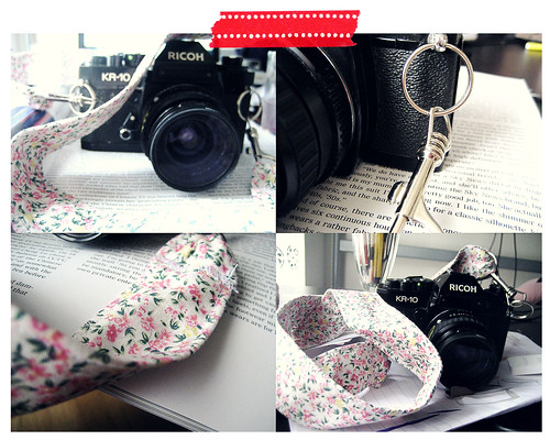 New handmade camera strap