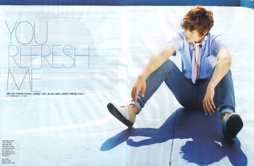 Kim Hyun Joong in ELLE Magazine