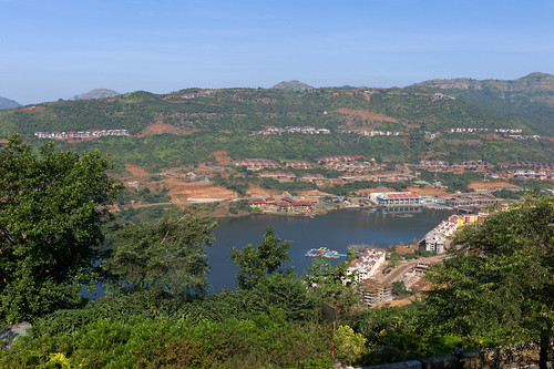 View from my hotel room in Lavasa