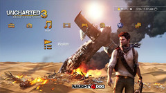 UNCHARTED 3: PS3 static theme