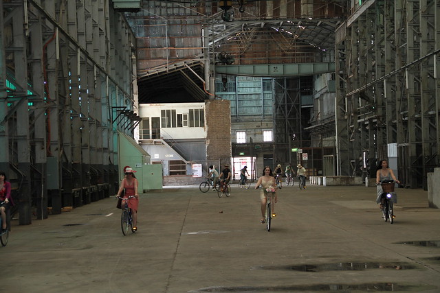 filming in the turbine hall