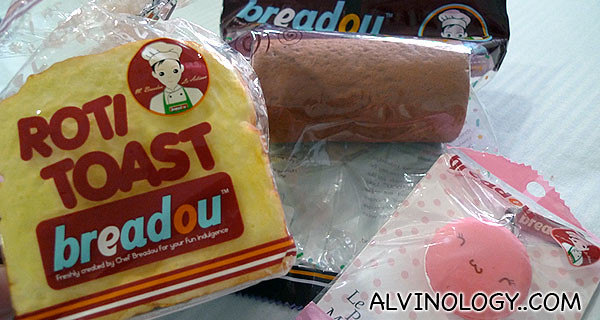 Variety of Breadou products