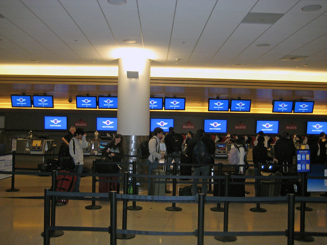 Southwest Airlines Check-in counter
