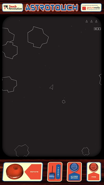 Astrotouch - Multitouch Asteroids Game