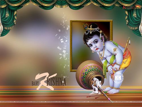 wallpaper of baby krishna. Hindu God Baby Krishna