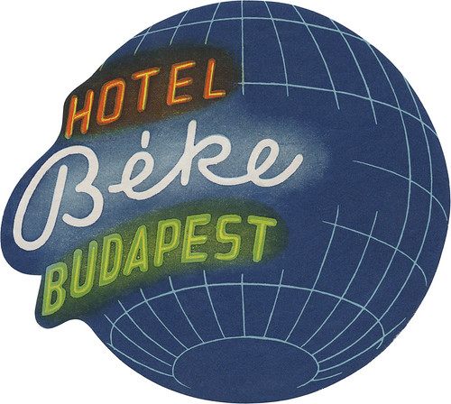 Hotel Béke, Budapest (105mm x 117mm) by davidgeorgepearson