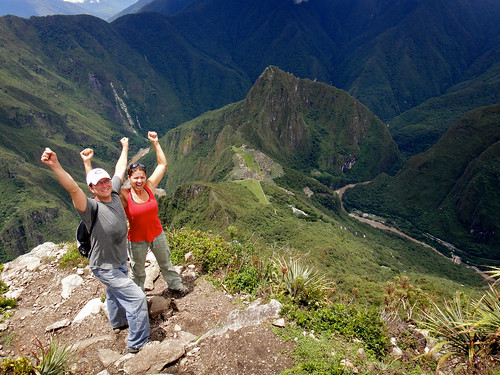 Wendy and Dusty Conquer Monta~na Machu Picchu