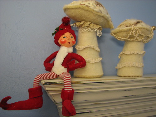 elf with shrooms
