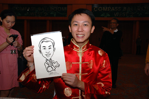 caricature live sketching for Ernst & Young D&D 2010 - 9