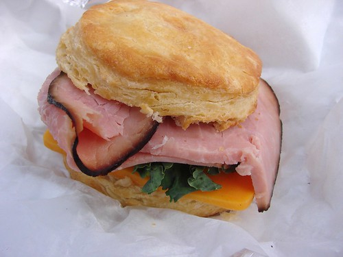 Ham & Biscuit Sandwich