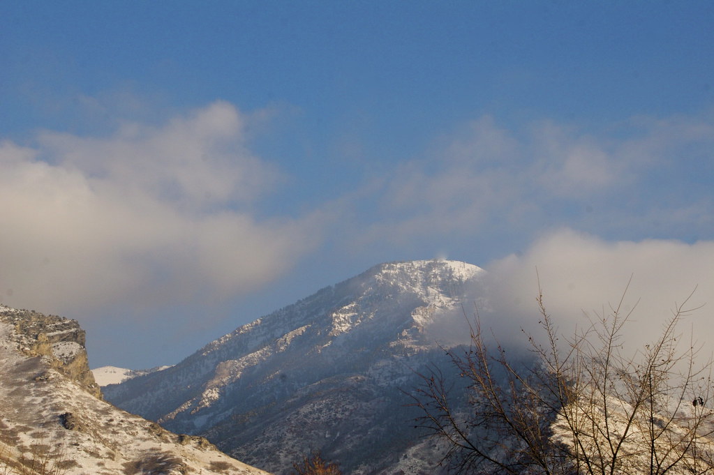 Snow-Dusted Wasatch Mountains