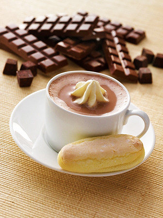 Hot Chocolate and Lady Fingers