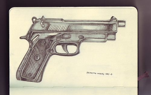 Gun Drawings: Desert Eagle
