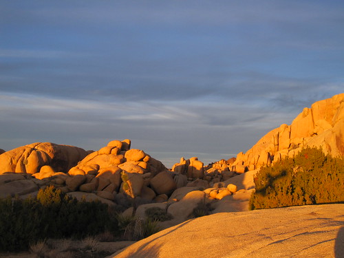 Jumbo Rocks near sunset