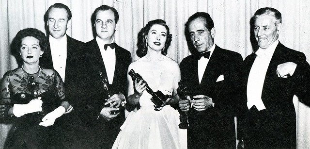 Bette Davis, George Sanders, Karl Malden, Greer Garson, Humphrey Bogart and Ronald Colman