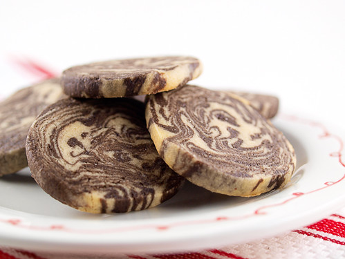 Chocolate Peanut Butter Marble Cookies