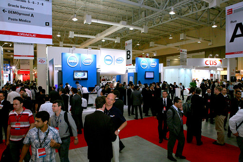 Dell booth at Oracle OpenWorld