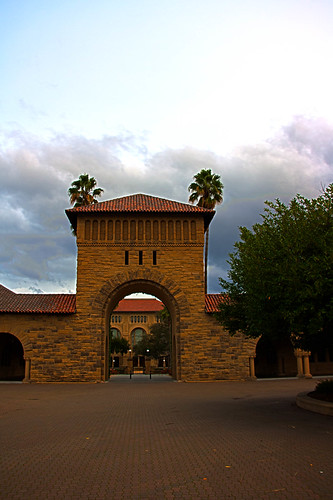 Clouds over Stanford Main Quad