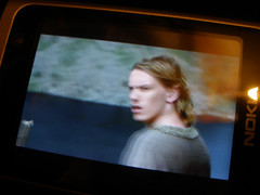 Camelot trailer on phone screen