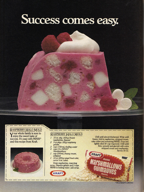 Vintage Ad #1,316: Success comes easy for a Raspberry Halo Mold