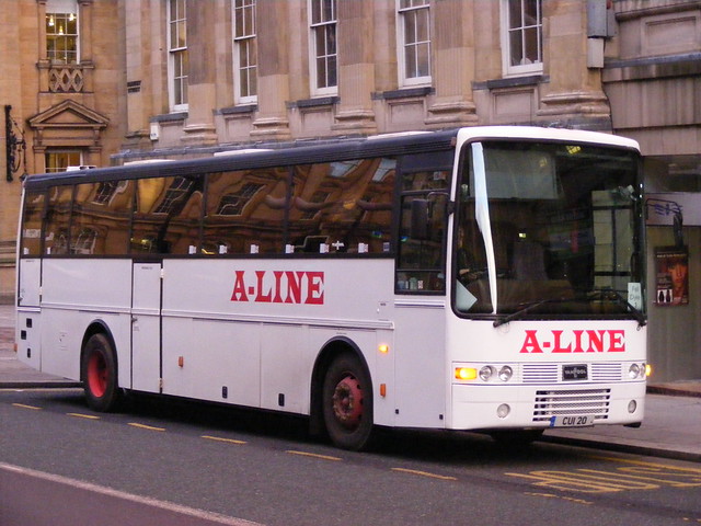 A-Line Coaches of Gateshead: CUI20 DAF/Van Hool Alizee by emdjt42