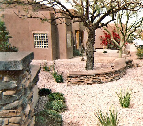 desert front yard landscaping pictures. Front yard Granite Landscape