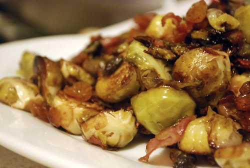 Bumped Up Brussels Sprouts