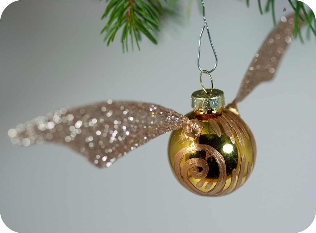 Harry Potter Golden Snitch Ornament - The Momma Diaries