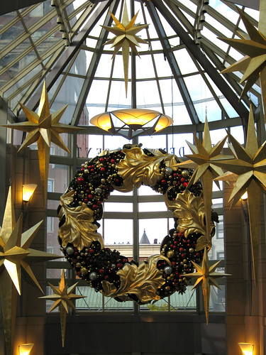 Copley Center at the holidays.