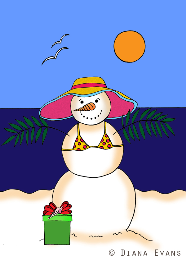 coastal snowwoman