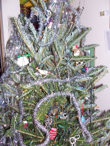 My Christmas tree (with an unflattering flash)