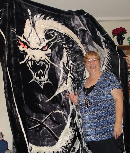 Mom's dragon blanket