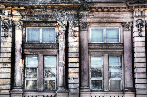 Windows in ruins. Budapest. Ventanas en ruinas