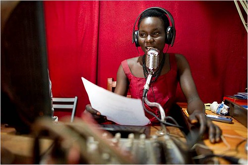 Local radio stations in South Sudan disseminate information about voting rights.